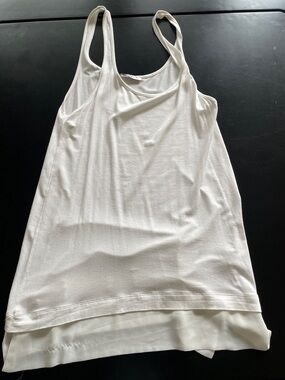 Women’s  Layered Tank Top with Chiffon Hem
